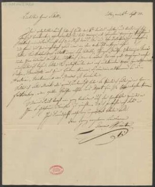 Brief an B. Schott's Söhne : 04.09.1835