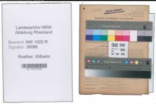 Entnazifizierung Wilhelm Ruether , geb. 14.10.1914 (Bahninspektor)