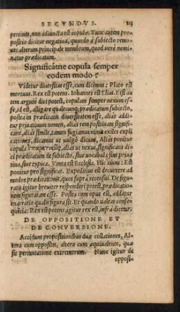 De Oppositione Et De Conversione.