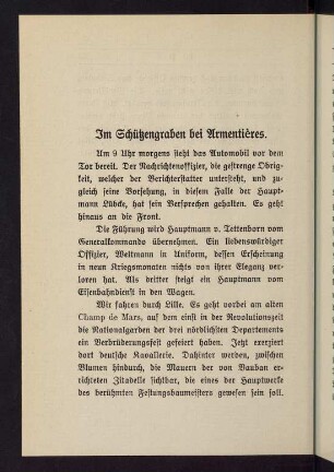 54-69, Im Schützengraben bei Armentières