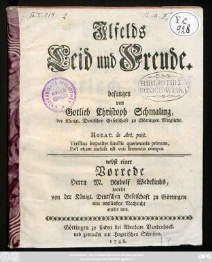 Ilfelds Leid und Freude