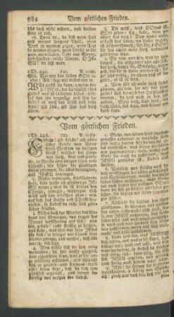 Vom göttlichen Frieden