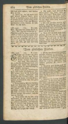 Vom göttlichen Frieden