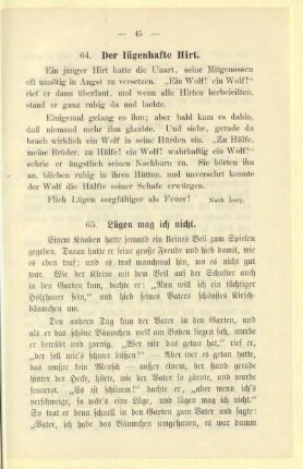 [G. Tu nichts Böses, tu es nicht!]