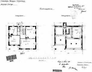 Endingen: Empfangsgebäude Grundrisse UG,EG