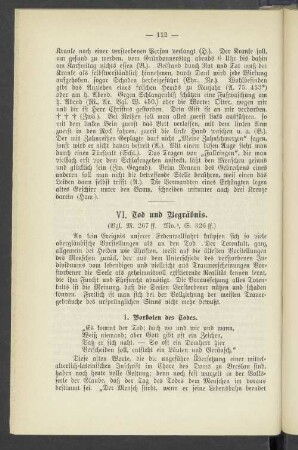 VI. Tod und Begräbnis