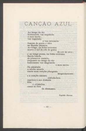 Canção azul