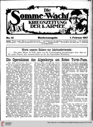 Hefte 13-25, Februar 1917