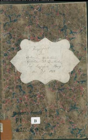 Kirchenbuchduplikat der evangelisch-lutherischen Marien-Gemeinde Herford (Stift Berg), Kreis Herford (GHT 1828). (Gemeinde: Evangelisch-lutherische Marien-Gemeinde Herford (Stift Berg))