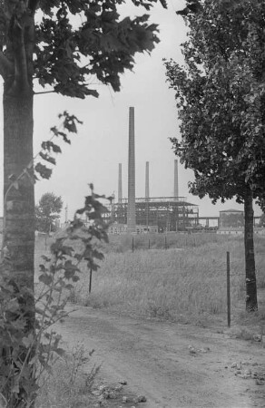Reportage: VEB Stahl- und Walzwerk Brandenburg : Blick auf das Stahlwerk