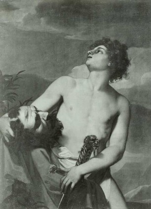David mit dem Haupte Goliaths