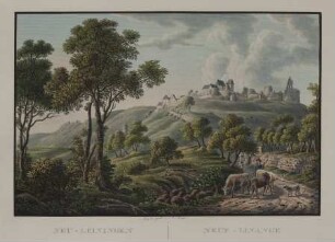 Dorf und Burgruine Neu-Leiningen