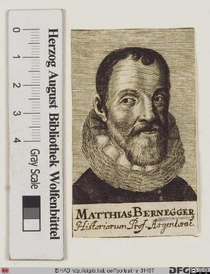 Bildnis Matthias Bernegger