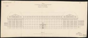 Eisenbahndirektion, Köln: Vorderansicht 1:100