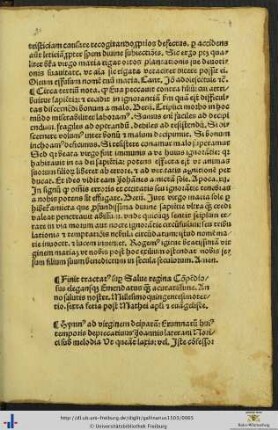 Hymnus ad virginem deiparam Joannis laterani Norici