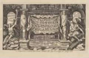 Titelblatt der Folge "Vestigi delle antichita di Roma, Tivoli Pozzuolo et altri luochi"