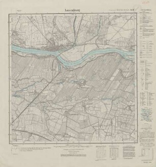 2629 (alte Nr.: 1216) Lauenburg a.d. Elbe, Meßtischblatt (4cm - Karte)