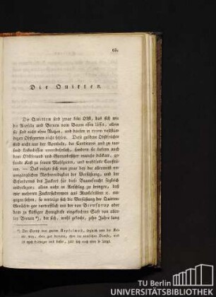 Die Quitten.