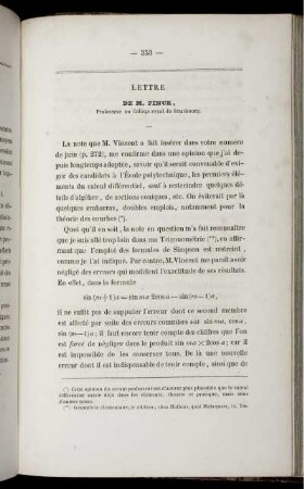 Lettre.