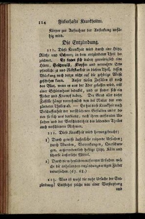 Die Entzündung.