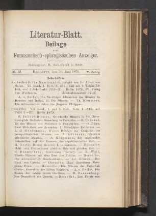 Beilage 30. Juni 1879