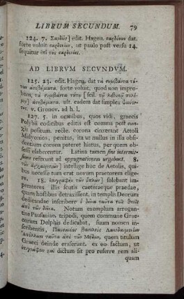 Ad Librvm Secvndvm.