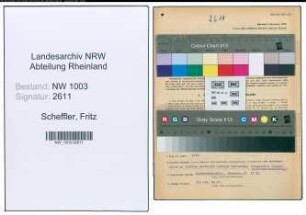 Entnazifizierung Fritz Scheffler , geb. 03.09.1911 (Verw.Beamter)