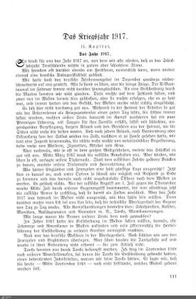 Das Kriegsjahr 1917