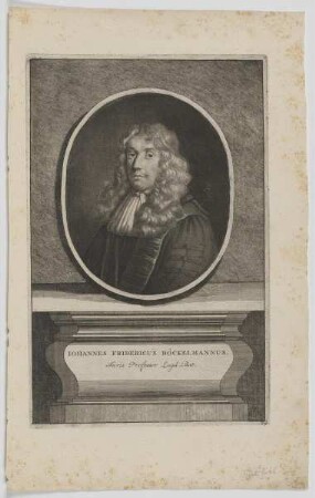 Bildnis des Iohannes Fridericus Böckelmannus
