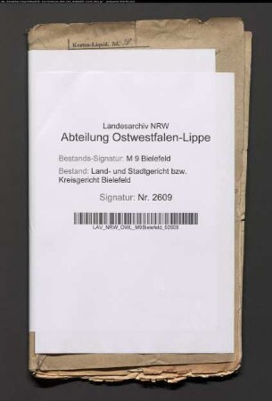 Erblasser: Brandt, Carl Ludwig: Nachlassregulierung