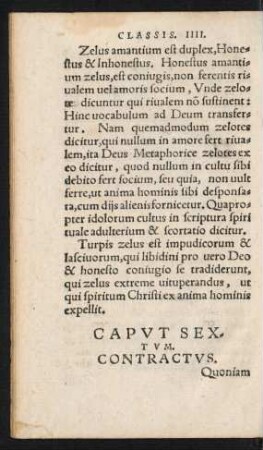 Caput Sextum. Contractus.