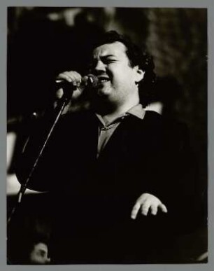 Stanislaw Sojka : Portrait des Jazz-Sängers Stanislaw Sojka beim Jazz Jamboree Warschau 1983