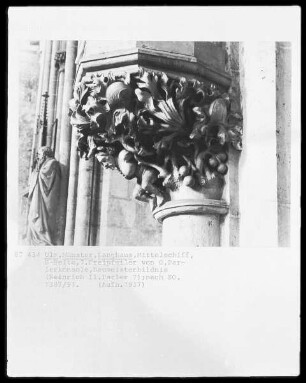 Parlerkonsole (Baumeisterbildnis Heinrich II. Parler?)