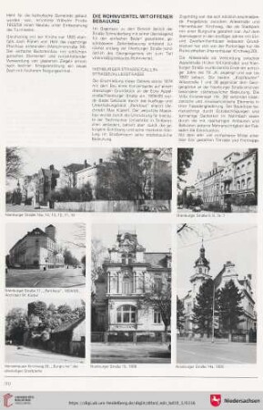 Die Wohnviertel mit offener Bebauung
