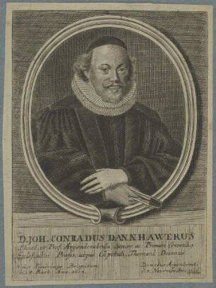 Bildnis des Ioh. Conradus Dannhawerus