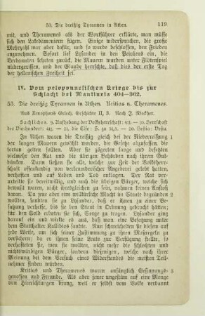 IV. Vom peloponnesischen Kriege bis zur Schlacht bei Mantineia 404 - 362