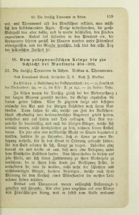 IV. Vom peloponnesischen Kriege bis zur Schlacht bei Mantineia 404 - 362