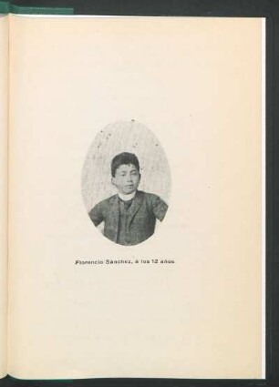 [Fotografía de] Florencio Sánchez, á los 12 años