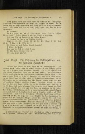 Jakob Beyhl. Die Befreiung der Volksschullehrer aus der geistlichen Herrschaft