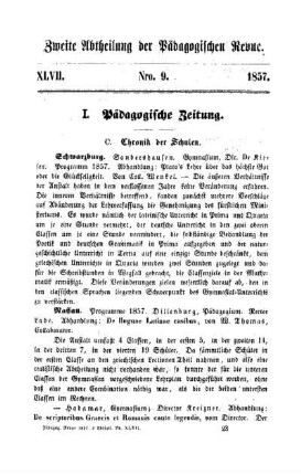 Pädagogische Zeitschrift