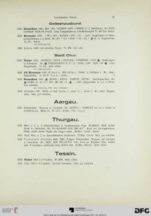 Thurgau (Nr. 2032-2034)