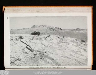 Reine Felswüste auf dem Wege von Baharja nach Ain Dalla