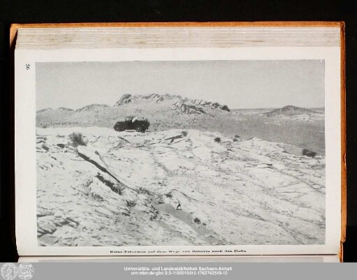 Reine Felswüste auf dem Wege von Baharja nach Ain Dalla