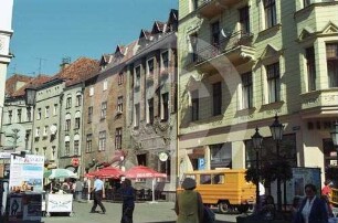 Bürgerhäuser in der Schiller Straße in Thorn