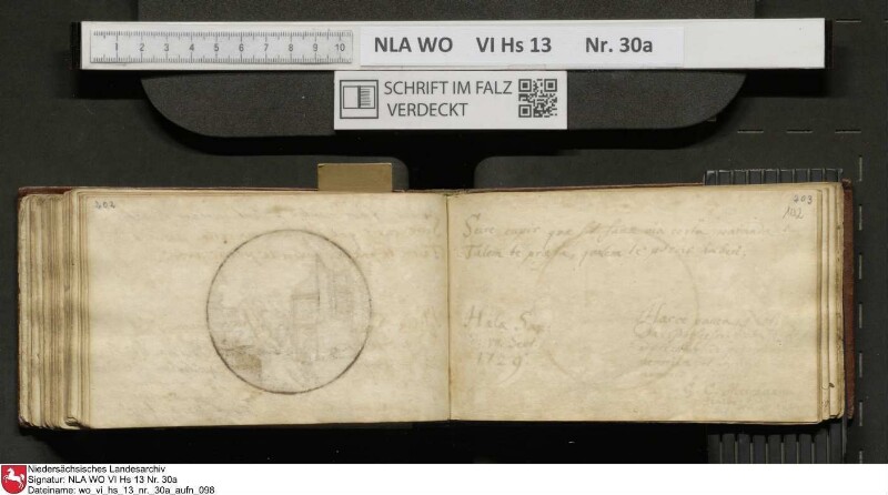 Stammbuch des U. J. Schrader aus Hannover