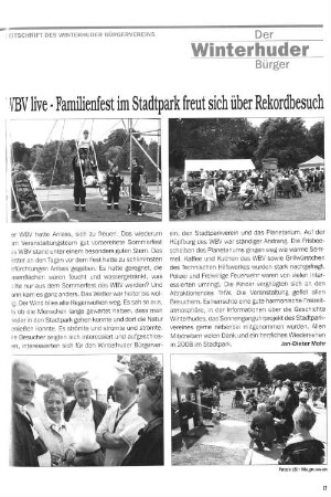 WBV live - Familienfest im Stadtpark freut sich über Rekordbesuch