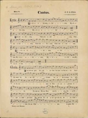 Missa "Simile est regnum coelorum" : 4 vocum