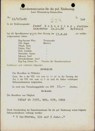 Schneider, Josef