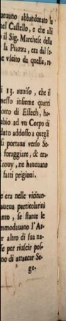 Giornale ... Dal Campo Cesareo ..., 19. ... a Kal destante 10. Leghe da Pest in data delli 13. Ottobre 1686