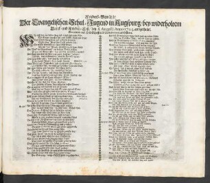 Friedens-Gemähld ... Anno 1725. ausgetheilet ...